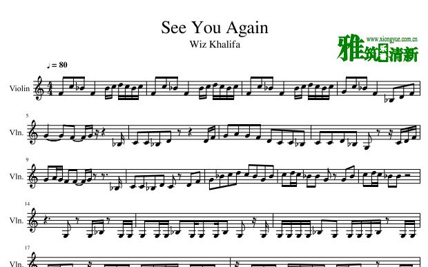 ٶ뼤7 Wiz Khalifa - See You AgainСףRAP棩