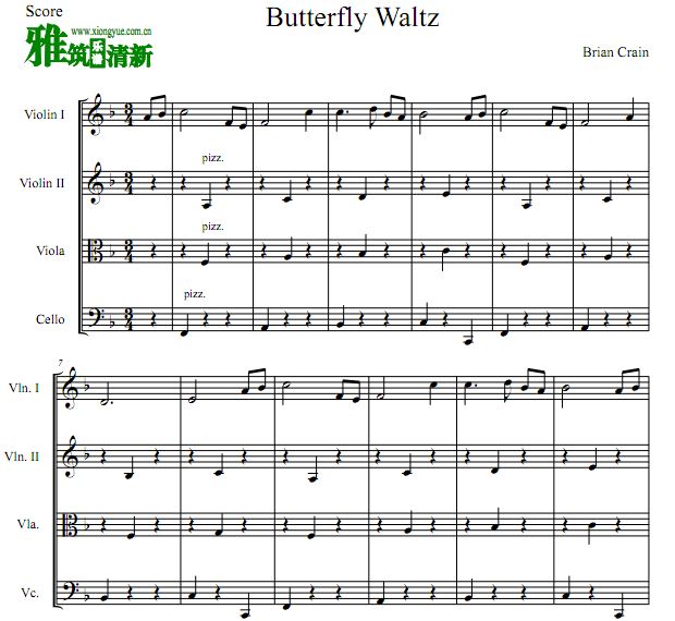 Brian Crain Butterfly Waltz