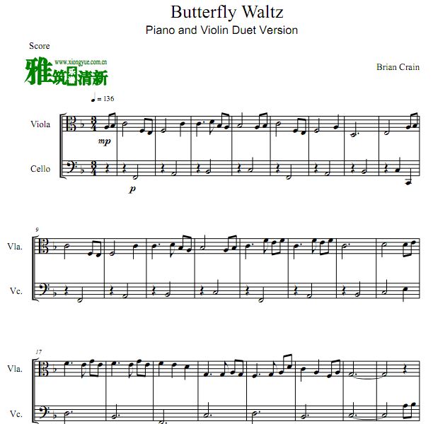 Butterfly Waltz(Piano and Violin Duet) ٴٺ
