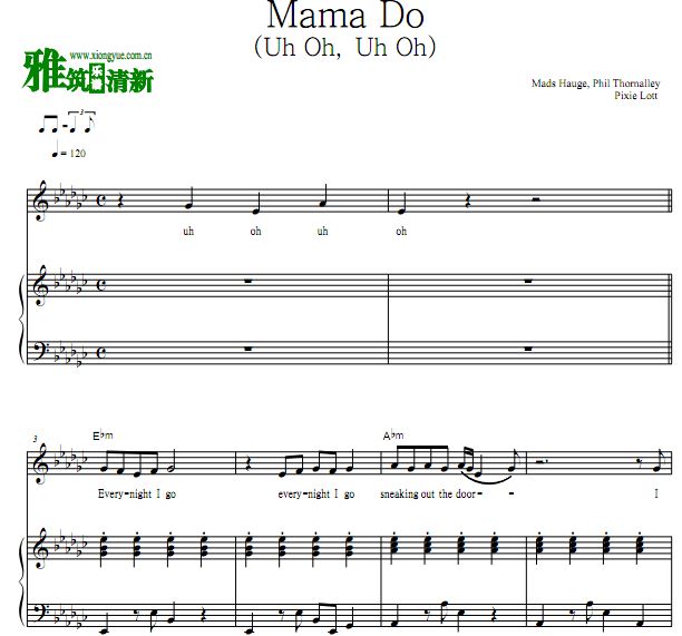 Pixie Lott - Mama Do (Uh Oh, Uh Oh)  