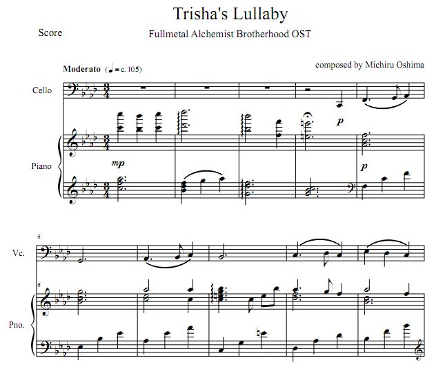 ֮ʦ Trisha's Lullaby ɯҡٸٺ
