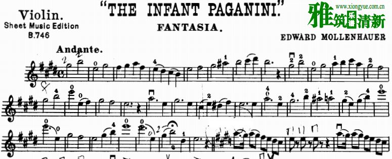The Infant Paganini  MollenhauerС ͯ(Ī׺)С