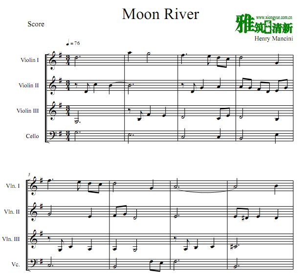  Moon River Сһ