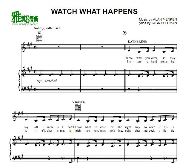 ͯ - Watch What Happens  ٰ