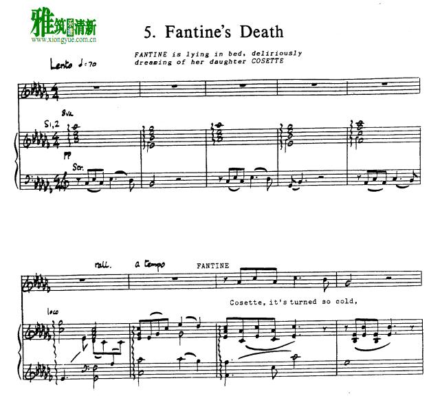  Fantine's Deathٰ