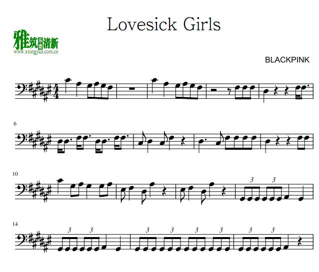 blackpink - lovesick girls