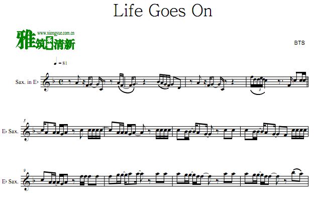 BTS - Life Goes OnE