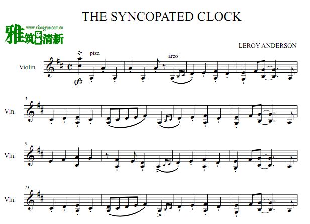 ɭ The Syncopated Clock зʱС