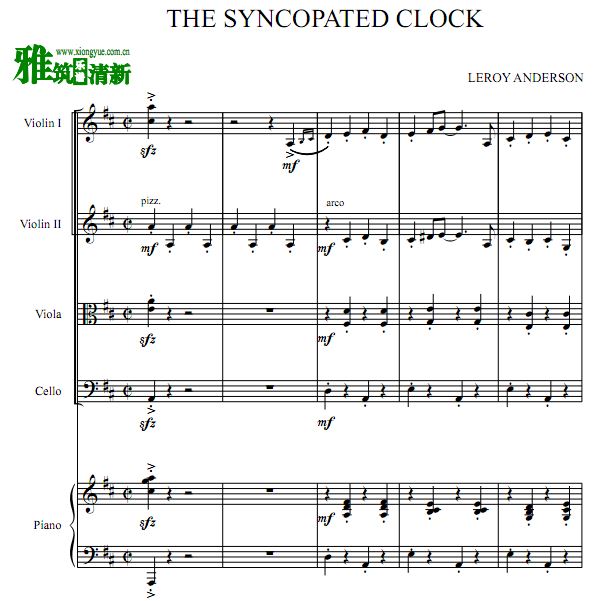Leroy Anderson - The Syncopated Clock зʱӸ