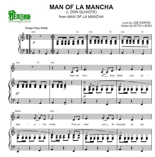Man of La Mancha (I, Don Quixote)  ٰ