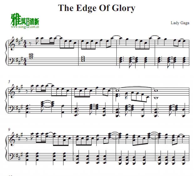 Lady Gaga - The Edge of Glory