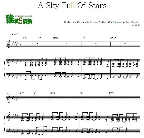 Coldplay - A Sky Full Of Starsٰ 