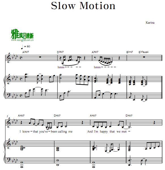 Karina - Slow Motionٰ
