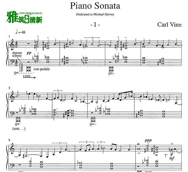 ·ά һ Carl Vine - Piano Sonata No. 1