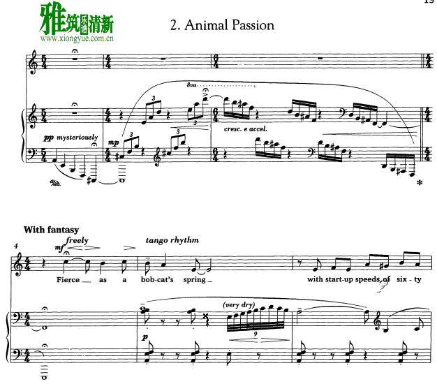  Animal Passion 