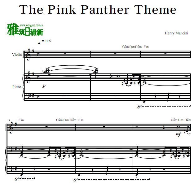 The Pink Panther Theme ۺ챪Сٸٰ