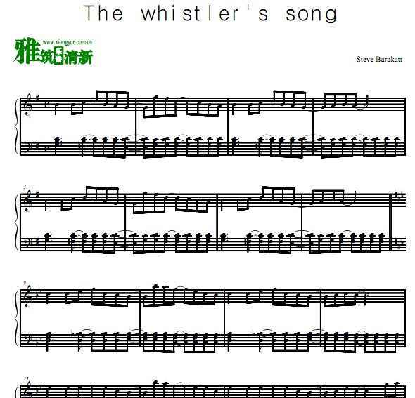 Steve Barakatt - The whistler's song