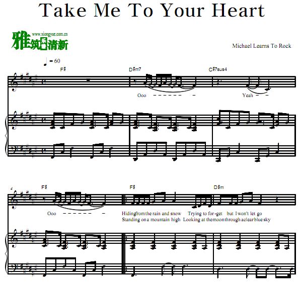 ѧҡ Michael Learns To Rock - Take Me To Your Heartٰ