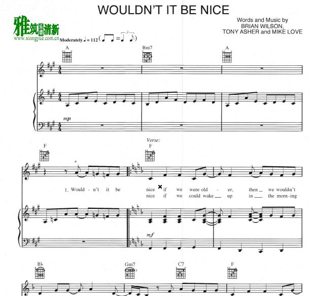 THE BEACH BOYS - Wouldn't It Be Nice  
