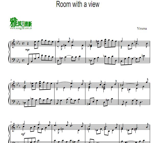  Yiruma - Room with a view