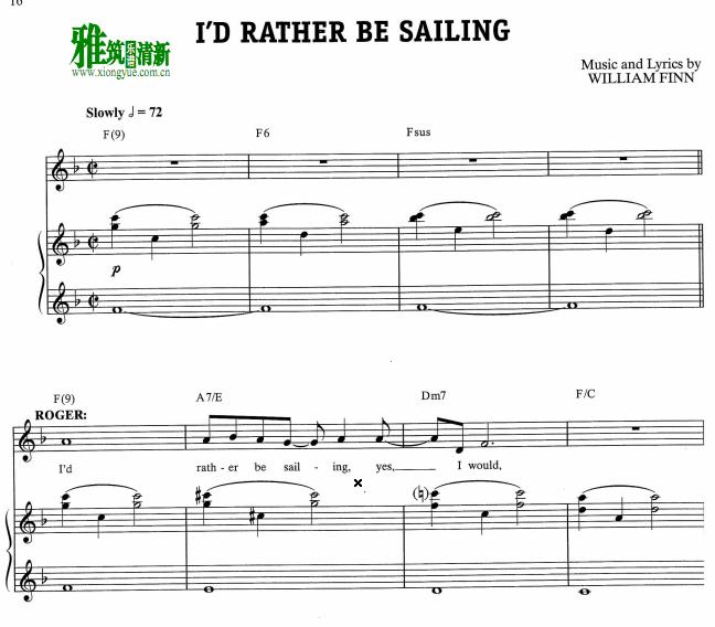I'd Rather Be Sailingٰ