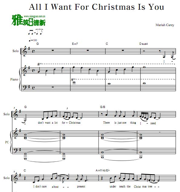 Mariah Carey - All I Want For Christmas Is Youٰ ϳ