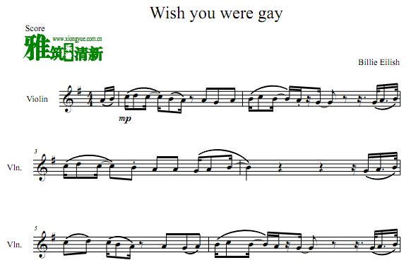 Wish you were gayС