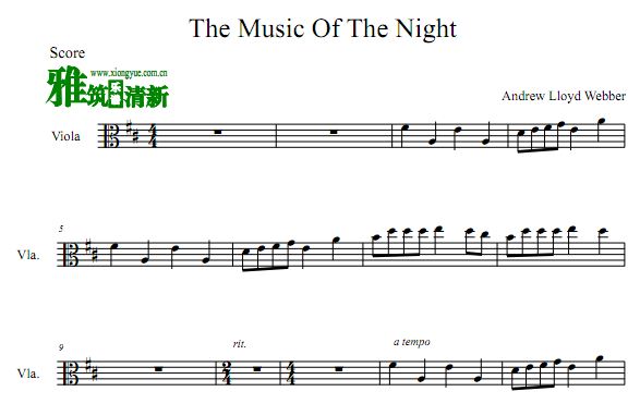 Ӱ The Music Of The Night ҹ֮ 
