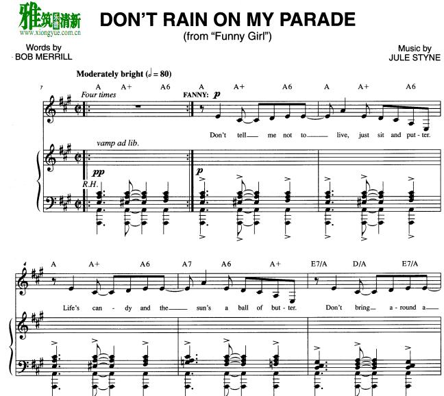 Funny Girl - Don't Rain On My Paradeٰ
