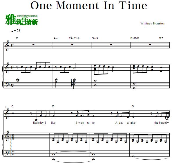 Whitney Houston·˹  One Moment In Timeٰ