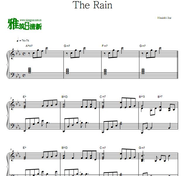 Hisaishi Joeʯ The Rain