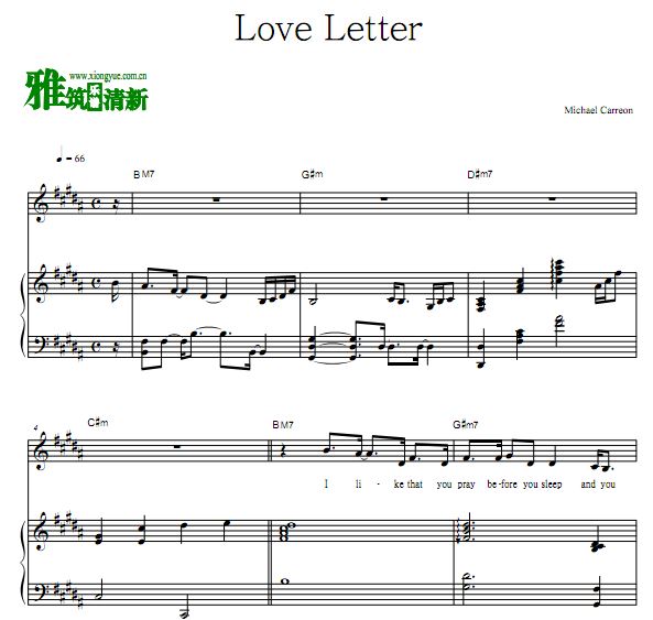 Michael Carreon - Love Letter 