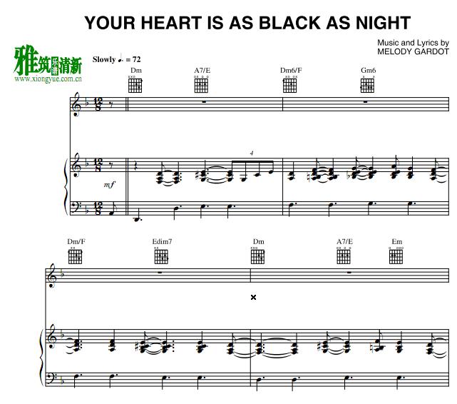 Melody Gardot -  your heart is as black as nightٰ