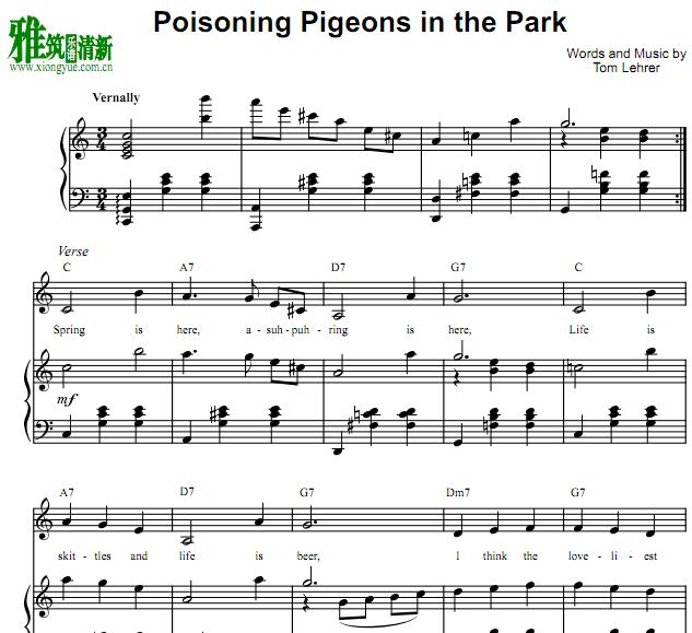 poisoning pigeons in the park