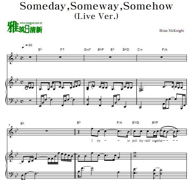 Brian McKnight - Someday, Someway, Somehow (Live Ver.)ٰ