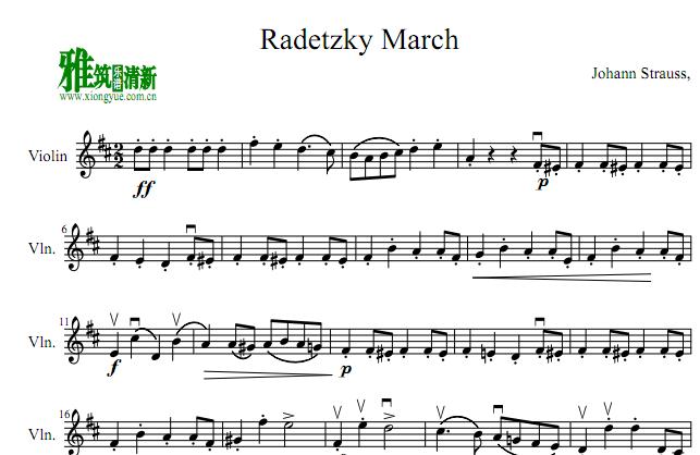 ˹ - Radetzky MarchС