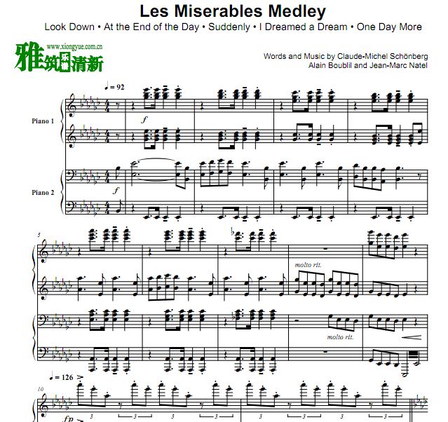 Les Miserables Medley 