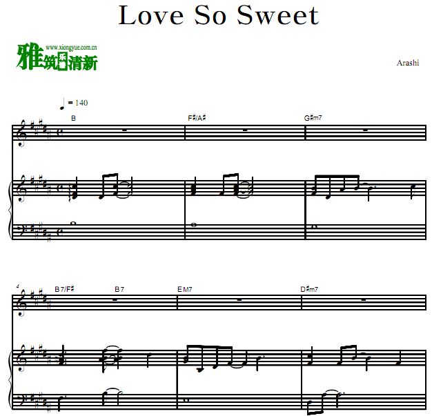 Arashi - Love so Sweetٰ 