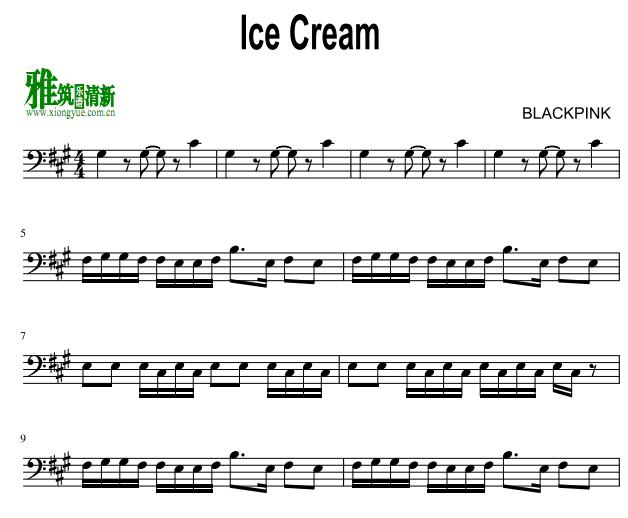 blackpink - ice cream