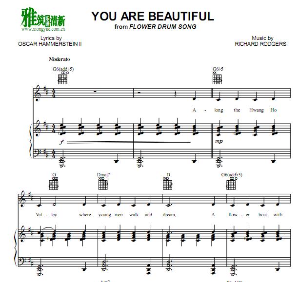 FLOWER DRUM SONG - You Are Beautiful  