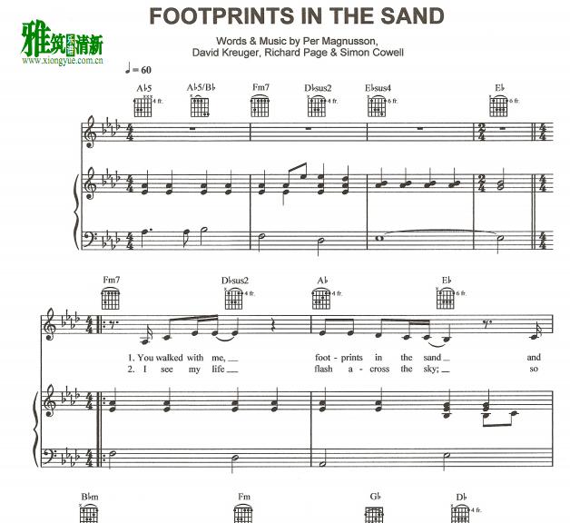 Leona Lewis - Footprints In The Sand  ٰ