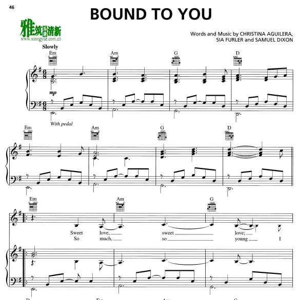 Christina Aguilera - Bound To You  