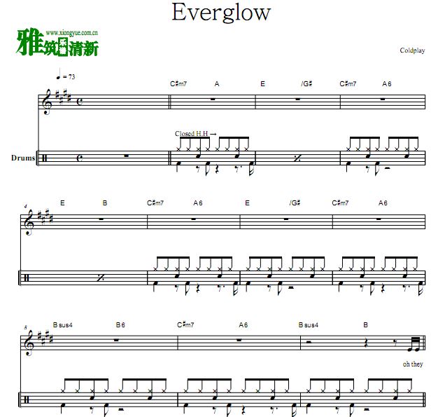 Coldplay - Everglow ӹ