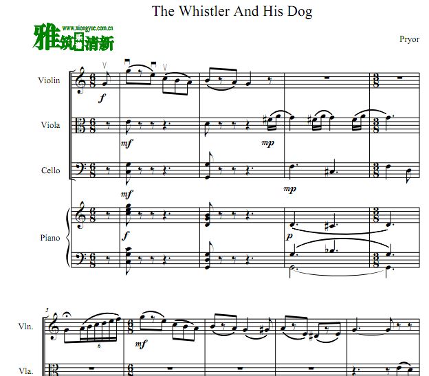 The Whistler And His Dog С