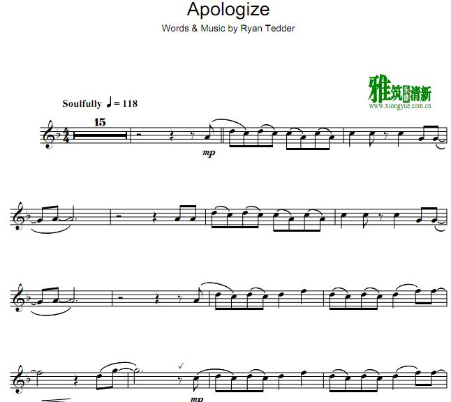OneRepublic - apologize ɹ