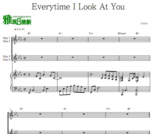 IL DIVO - Everytime I Look At Youϳ  ٰ