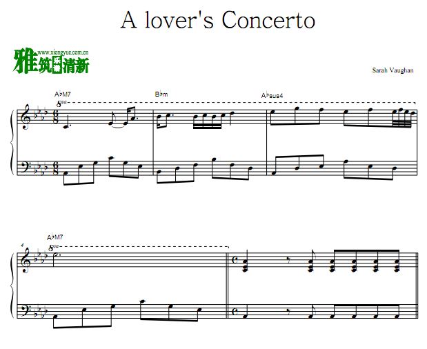  A Lover's Concerto Э