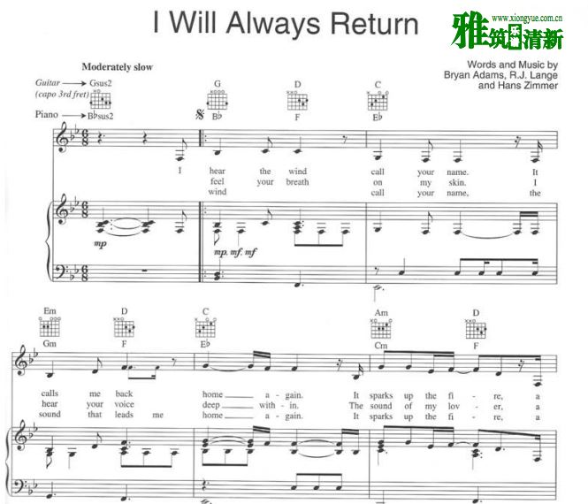 С I Will Always Returnٰ  