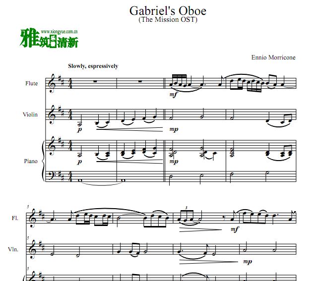 Gabriel's oboe Ӳﰣ˫ɹܳСٸٺ