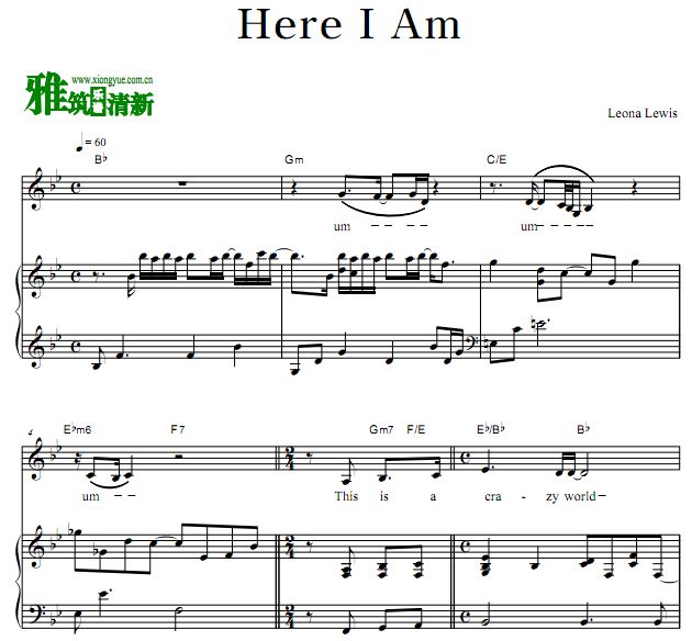 Leona Lewis - Here I Amٰ 